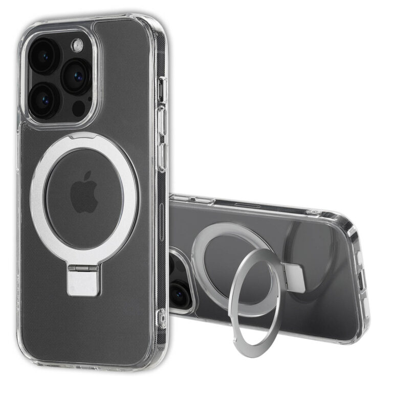 Accezz Ring Stand Backcover met MagSafe Apple iPhone 14 Pro - Transparant - Afbeelding 4