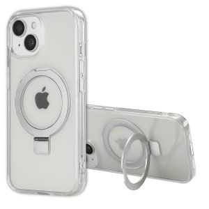 Accezz Ring Stand Backcover met MagSafe Apple iPhone 15 - Transparant
