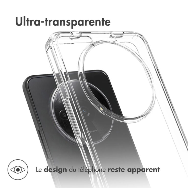 Accezz Xtreme Impact Backcover Xiaomi Redmi A3 - Transparant - Afbeelding 3