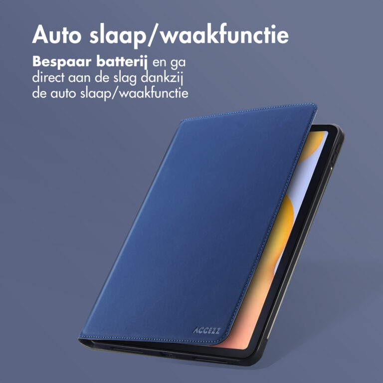 Accezz Classic Tablet Case Samsung Galaxy Tab S6 Lite (2020/2022/2024) - Donkerblauw - Afbeelding 10