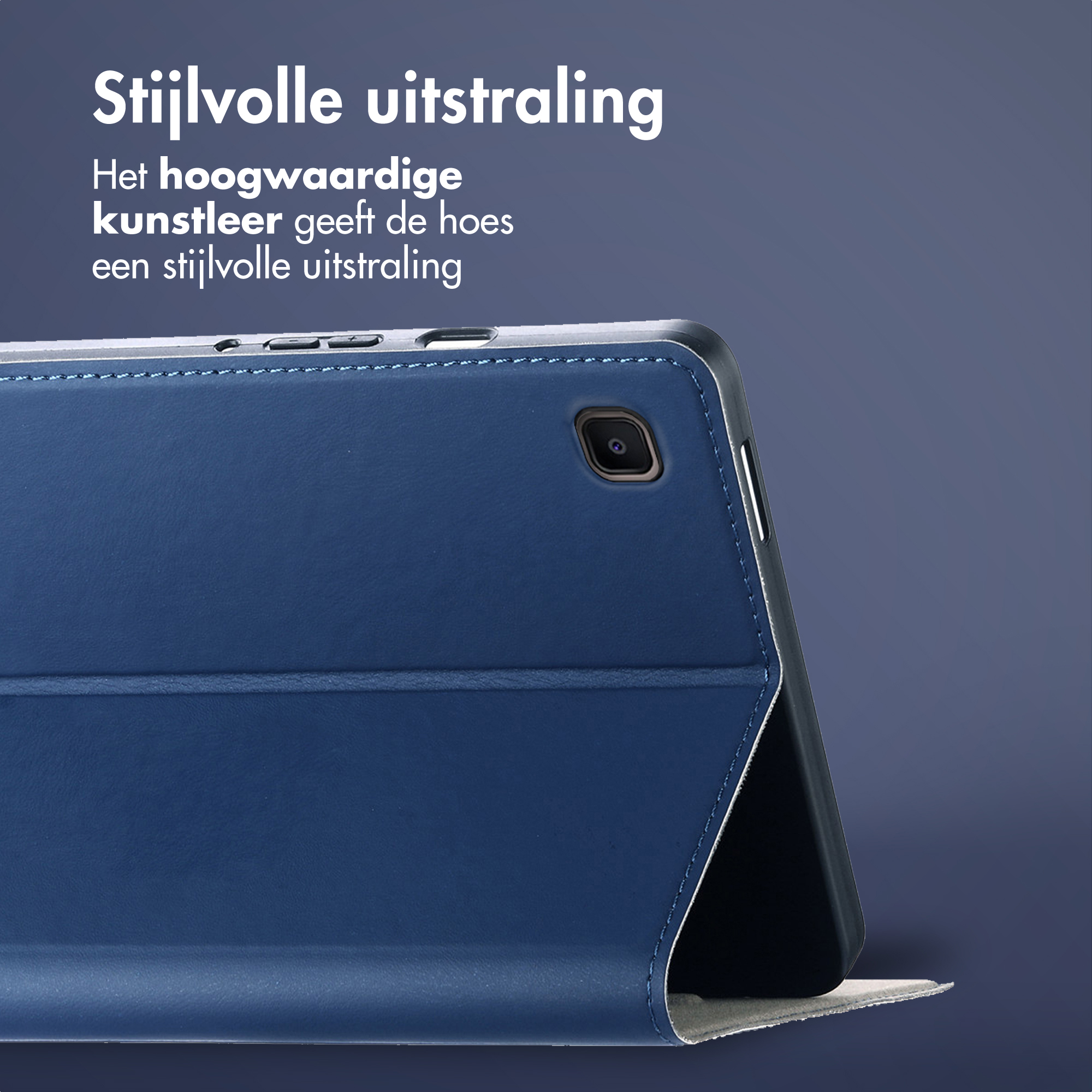 Accezz Classic Tablet Case Samsung Galaxy Tab S6 Lite (2020/2022/2024) - Donkerblauw - Afbeelding 9