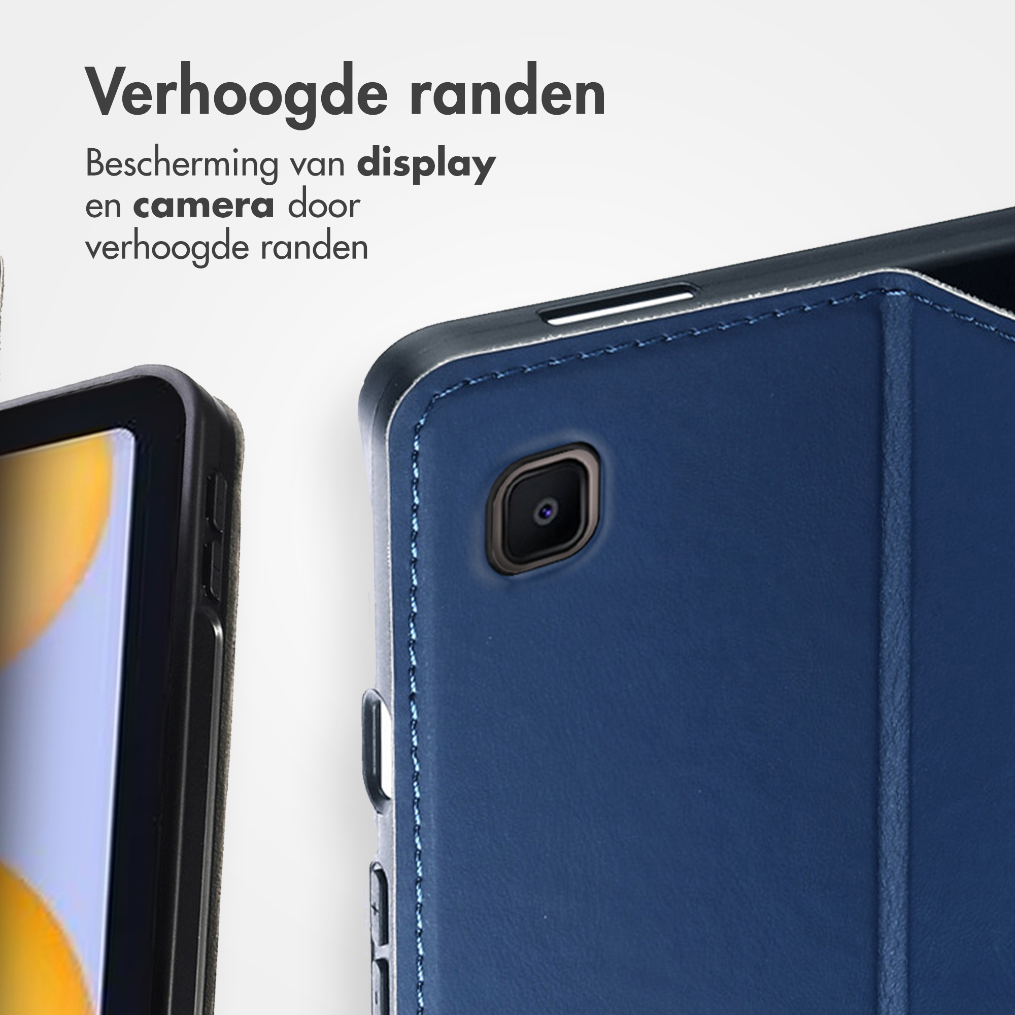 Accezz Classic Tablet Case Samsung Galaxy Tab S6 Lite (2020/2022/2024) - Donkerblauw - Afbeelding 8