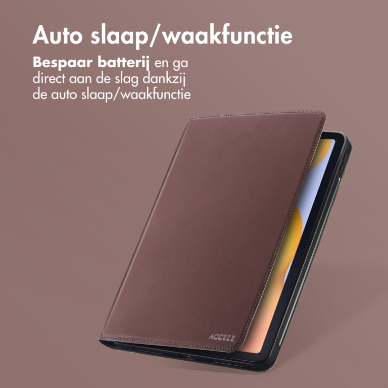 Accezz Classic Tablet Case Samsung Galaxy Tab S6 Lite (2020/2022/2024) - Bruin - Afbeelding 10