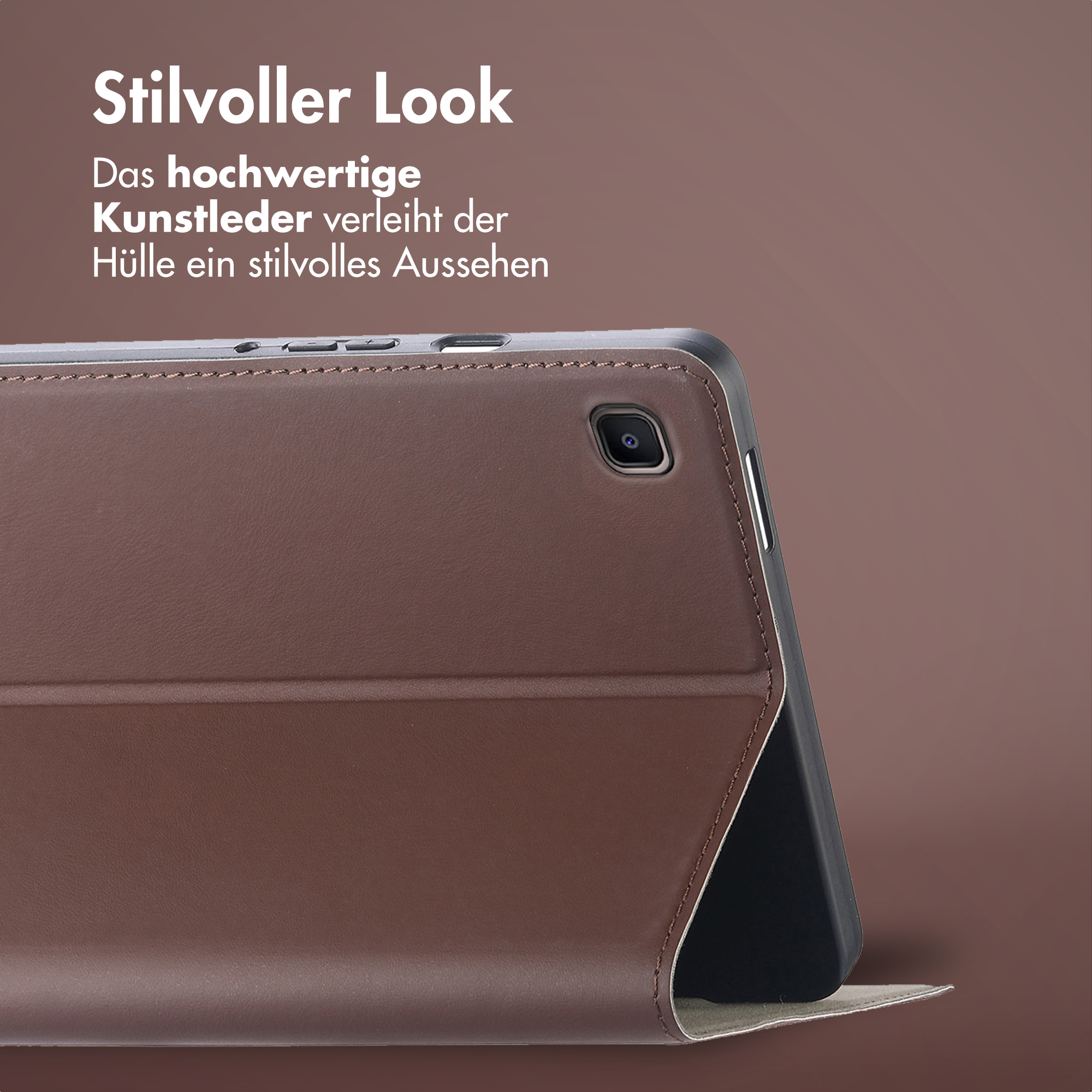 Accezz Classic Tablet Case Samsung Galaxy Tab S6 Lite (2020/2022/2024) - Bruin - Afbeelding 5