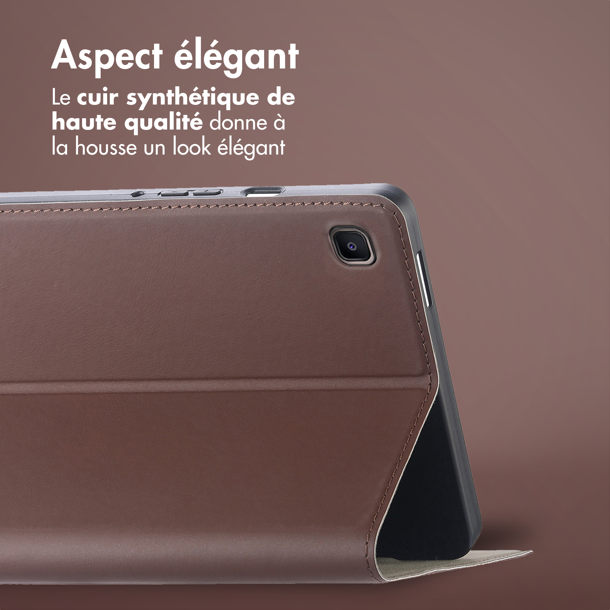 Accezz Classic Tablet Case Samsung Galaxy Tab S6 Lite (2020/2022/2024) - Bruin - Afbeelding 6
