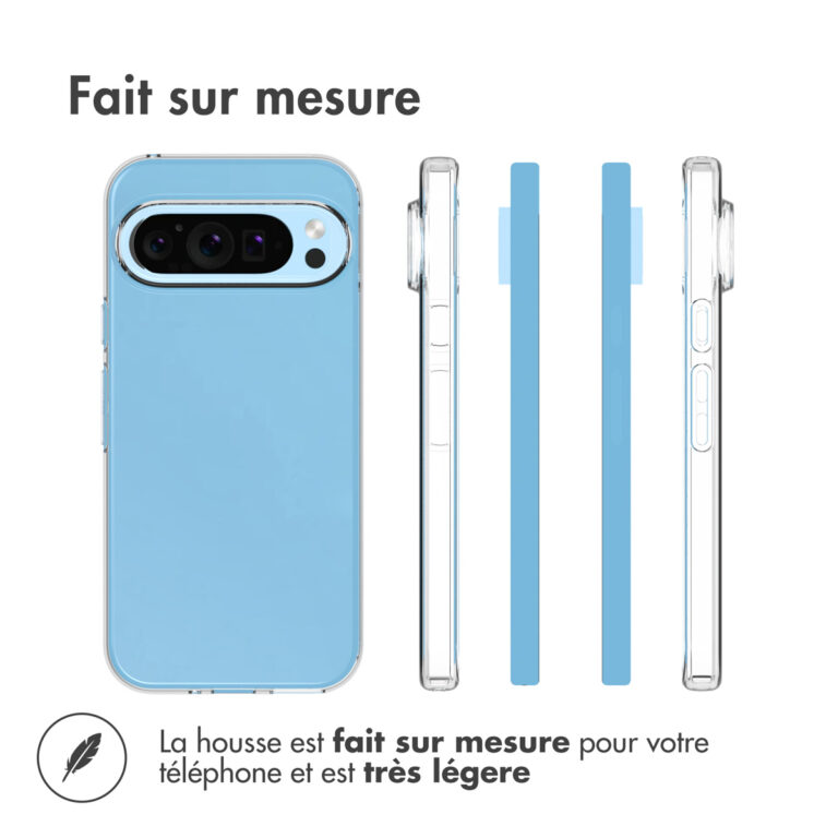 Accezz Clear Backcover Google Pixel 9 / 9 Pro - Transparant - Afbeelding 8