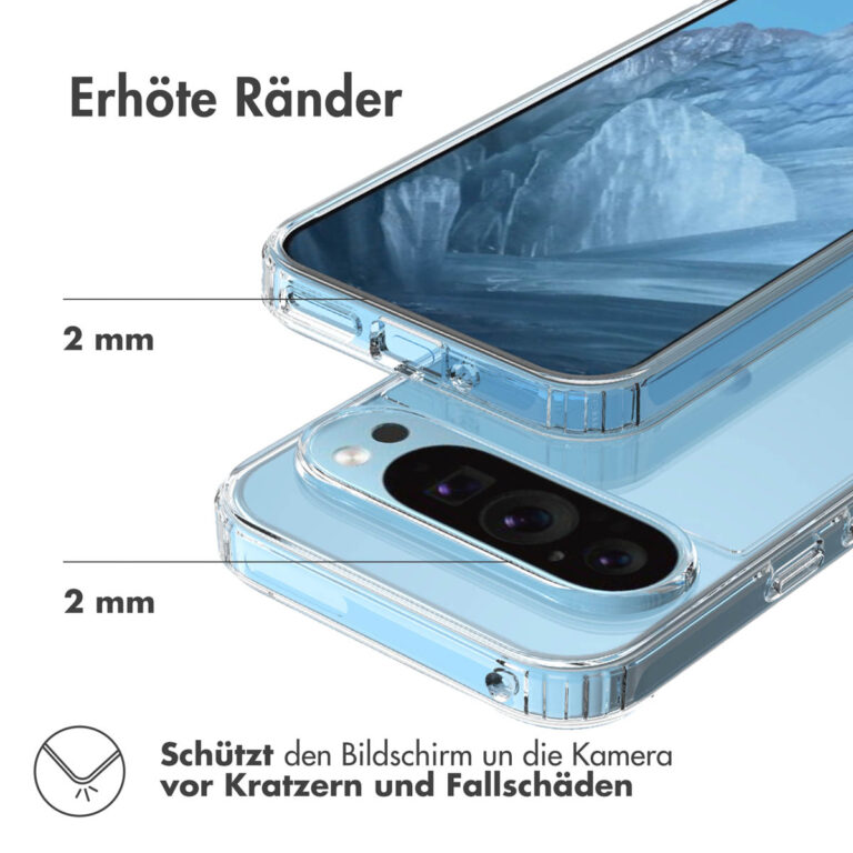 Accezz Xtreme Impact Backcover Google Pixel 9 / 9 Pro - Transparant - Afbeelding 5