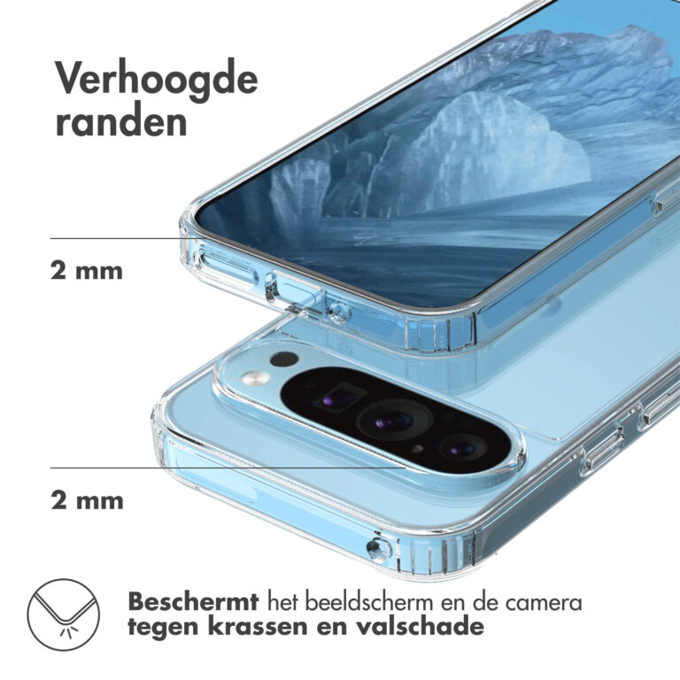 Accezz Xtreme Impact Backcover Google Pixel 9 Pro - Transparant - Afbeelding 4