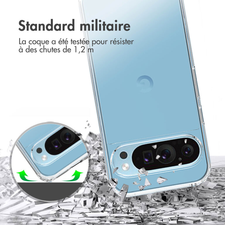 Accezz Xtreme Impact Backcover Google Pixel 9 Pro - Transparant - Afbeelding 6