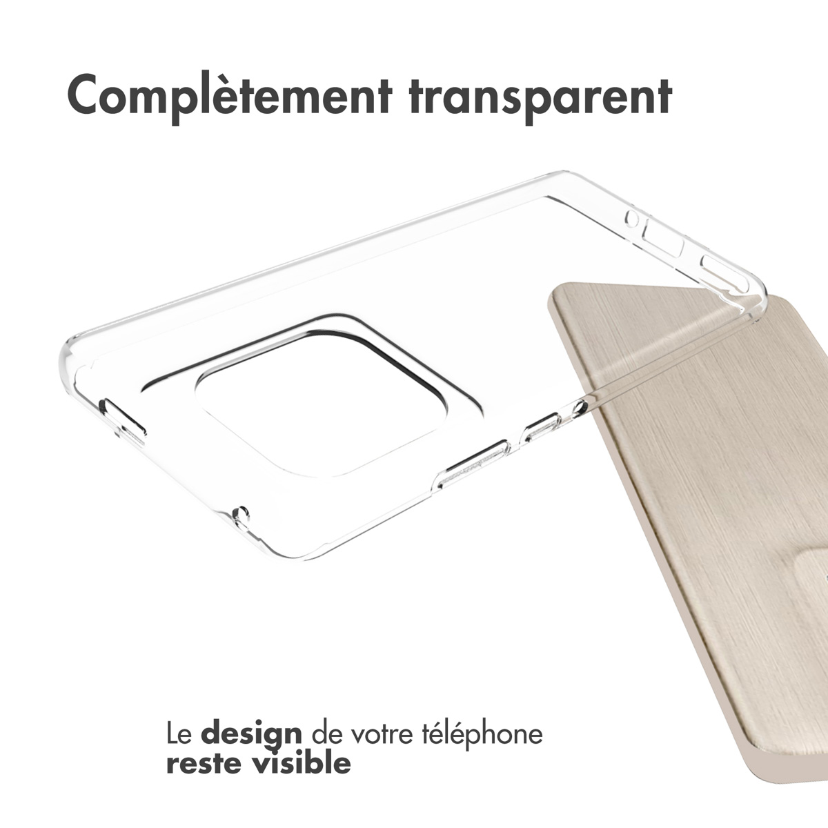 Accezz Clear Backcover Motorola Edge 50 Ultra - Transparant - Afbeelding 5