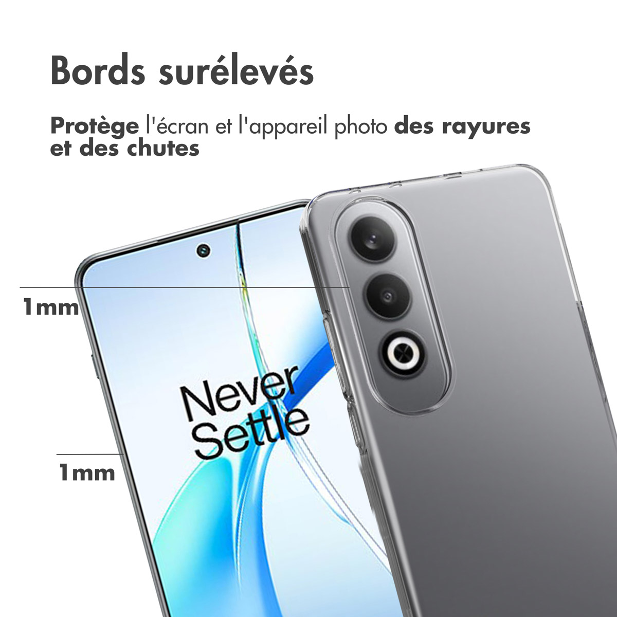 Accezz Clear Backcover OnePlus Nord CE 4 - Transparant - Afbeelding 8