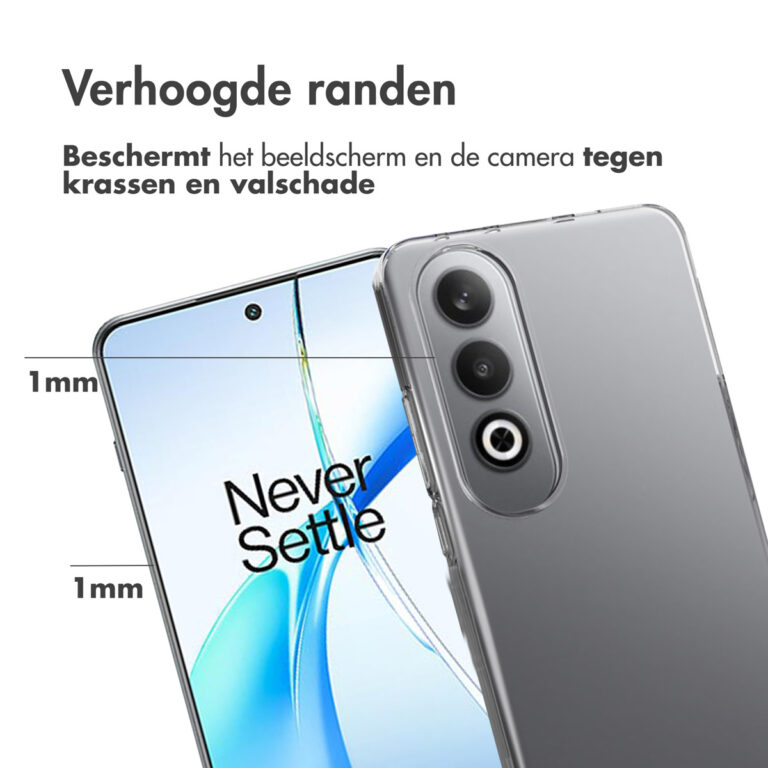 Accezz Clear Backcover OnePlus Nord CE 4 - Transparant - Afbeelding 3