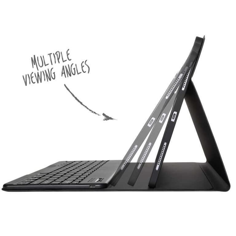 Accezz QWERTY Bluetooth Keyboard Bookcase iPad Air 13 inch (2025) M3 / (2024) M2 - Zwart - Afbeelding 10