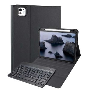 Accezz Bluetooth Keyboard Bookcase Apple iPad Pro 11 (2025) M5 / (2024) M4 - QWERTZ - Zwart