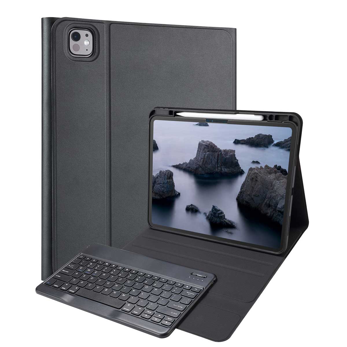 Accezz QWERTZ Bluetooth Keyboard Bookcase iPad Pro 13 (2025) M5 / (2024) M4 - Afbeelding 3