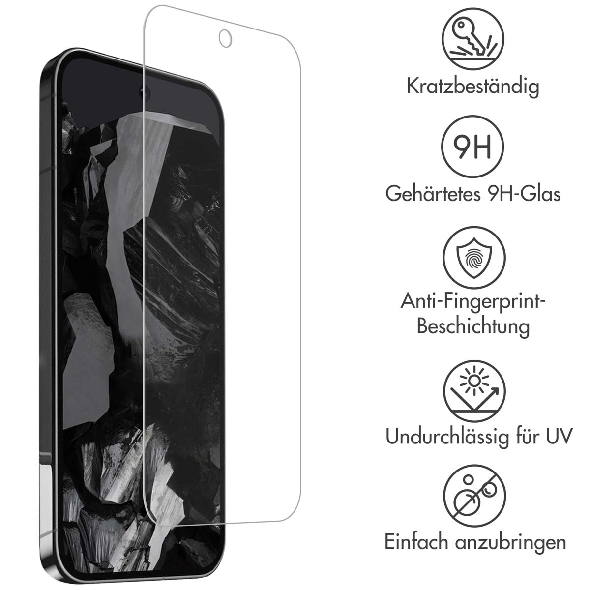 Accezz Gehard Glas Screenprotector Google Pixel 9 Pro XL / 10 Pro XL - Afbeelding 6