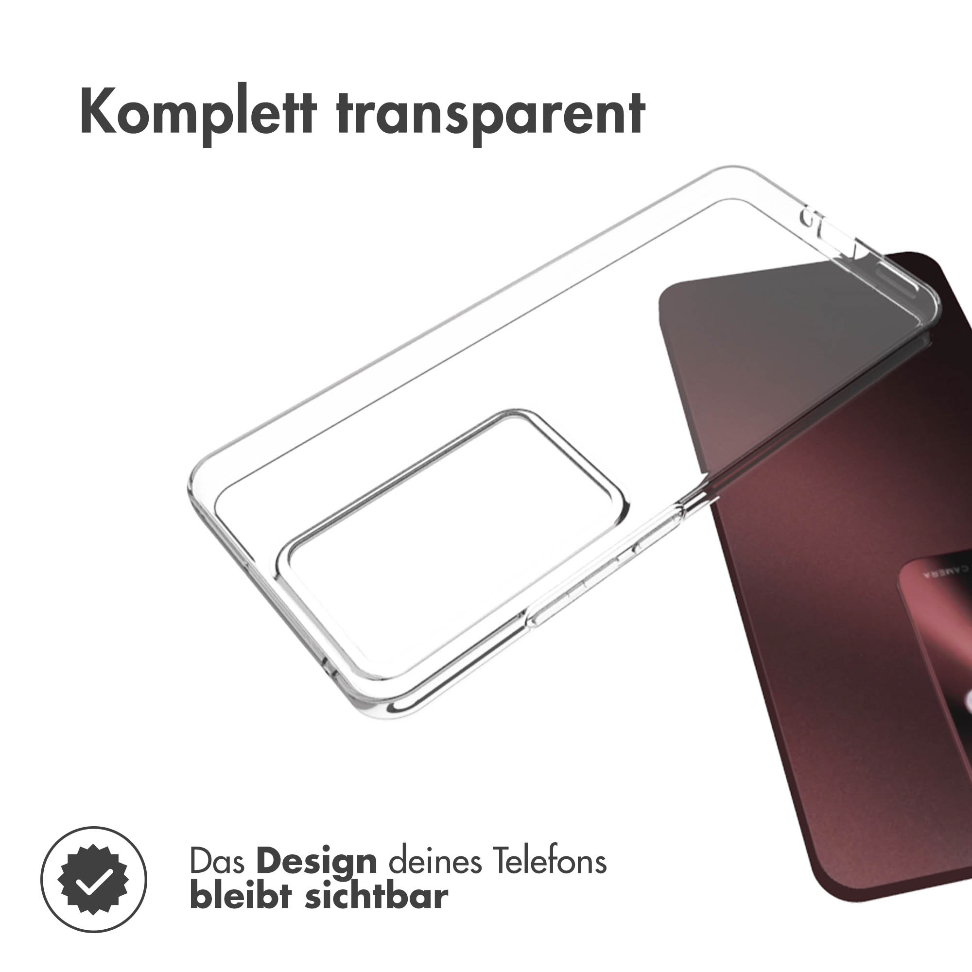 Accezz Clear Backcover Oppo Reno 11 F - Transparant - Afbeelding 4