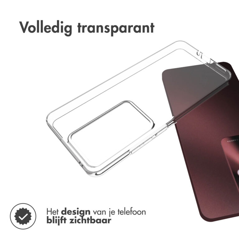 Accezz Clear Backcover Oppo Reno 11 F - Transparant - Afbeelding 5