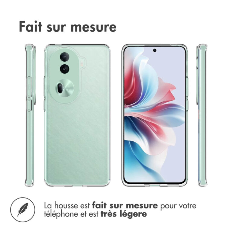Accezz Clear Backcover Oppo Reno 11 - Transparant - Afbeelding 8