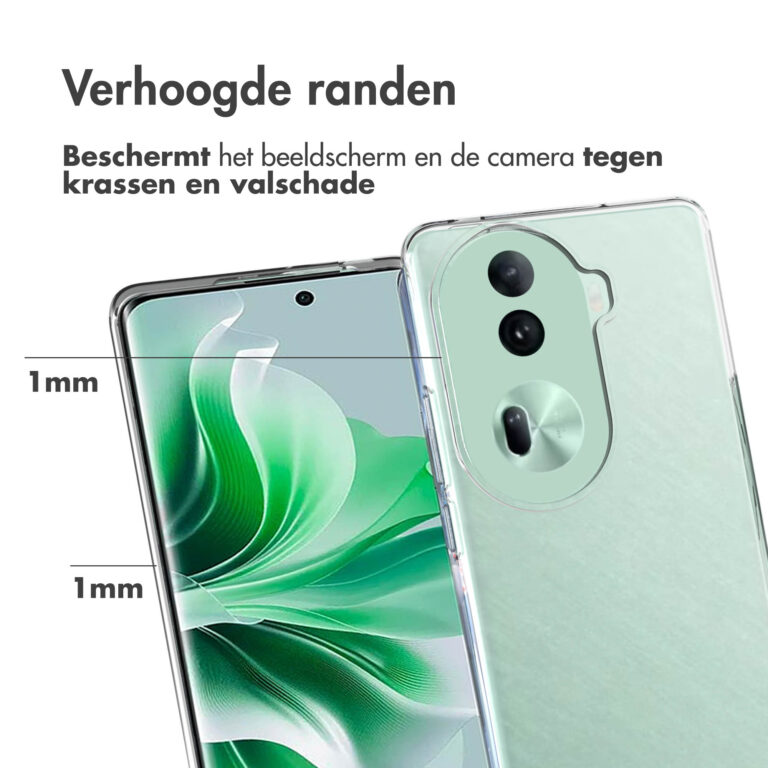 Accezz Clear Backcover Oppo Reno 11 - Transparant - Afbeelding 4