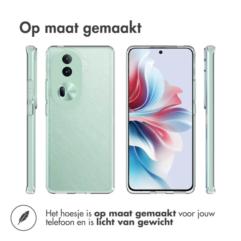 Accezz Clear Backcover Oppo Reno 11 - Transparant - Afbeelding 3