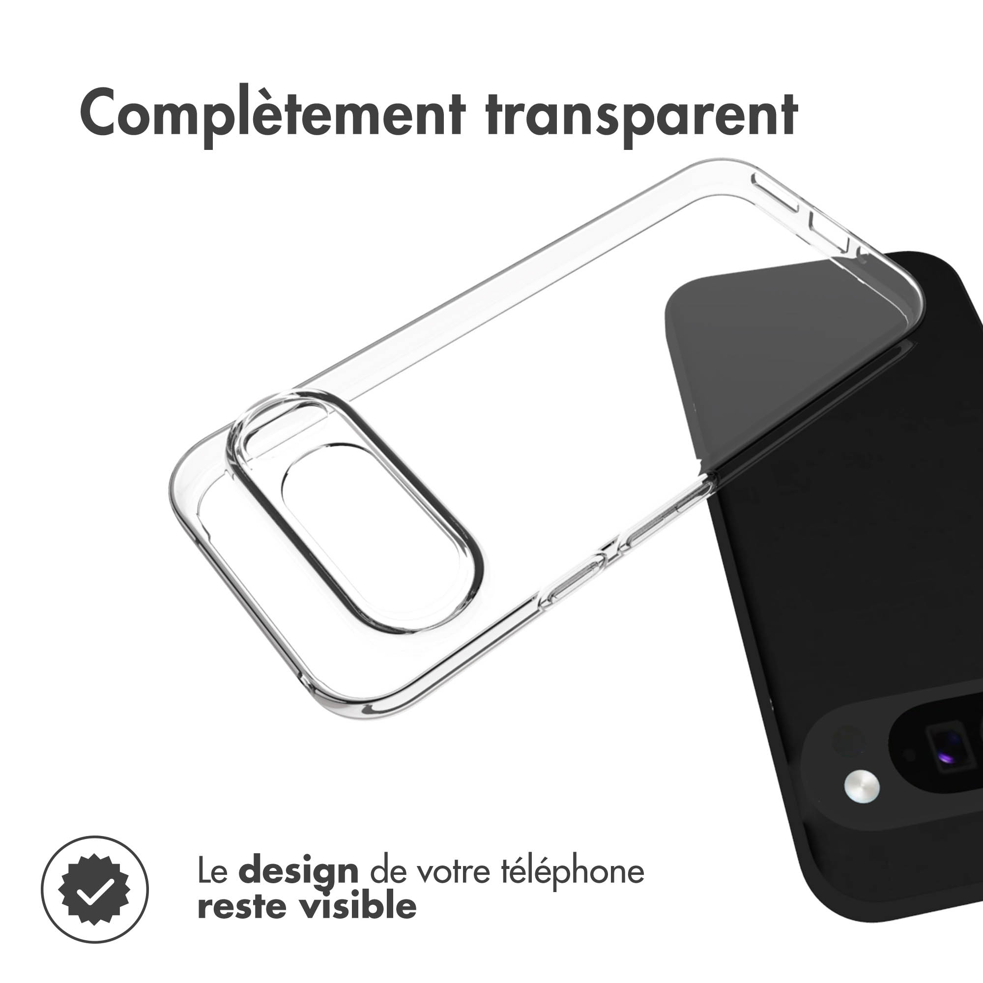 Accezz Clear Backcover Google Pixel 9 Pro XL - Transparant - Afbeelding 5