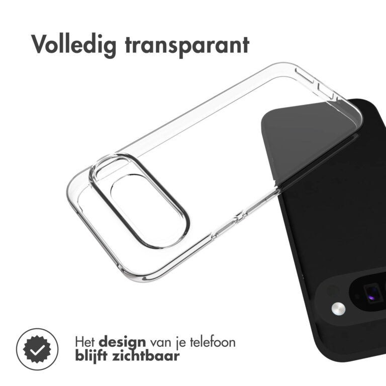 Accezz Clear Backcover Google Pixel 9 Pro XL - Transparant - Afbeelding 5