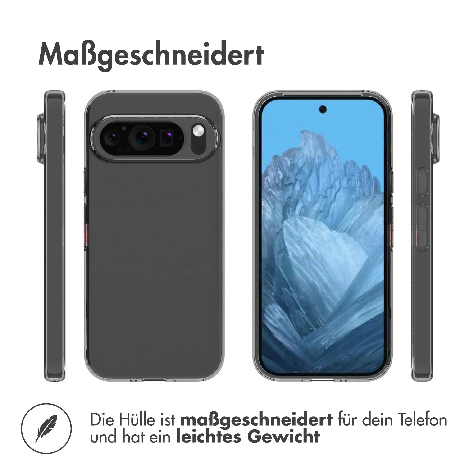 Accezz Clear Backcover Google Pixel 9 Pro XL - Transparant - Afbeelding 10