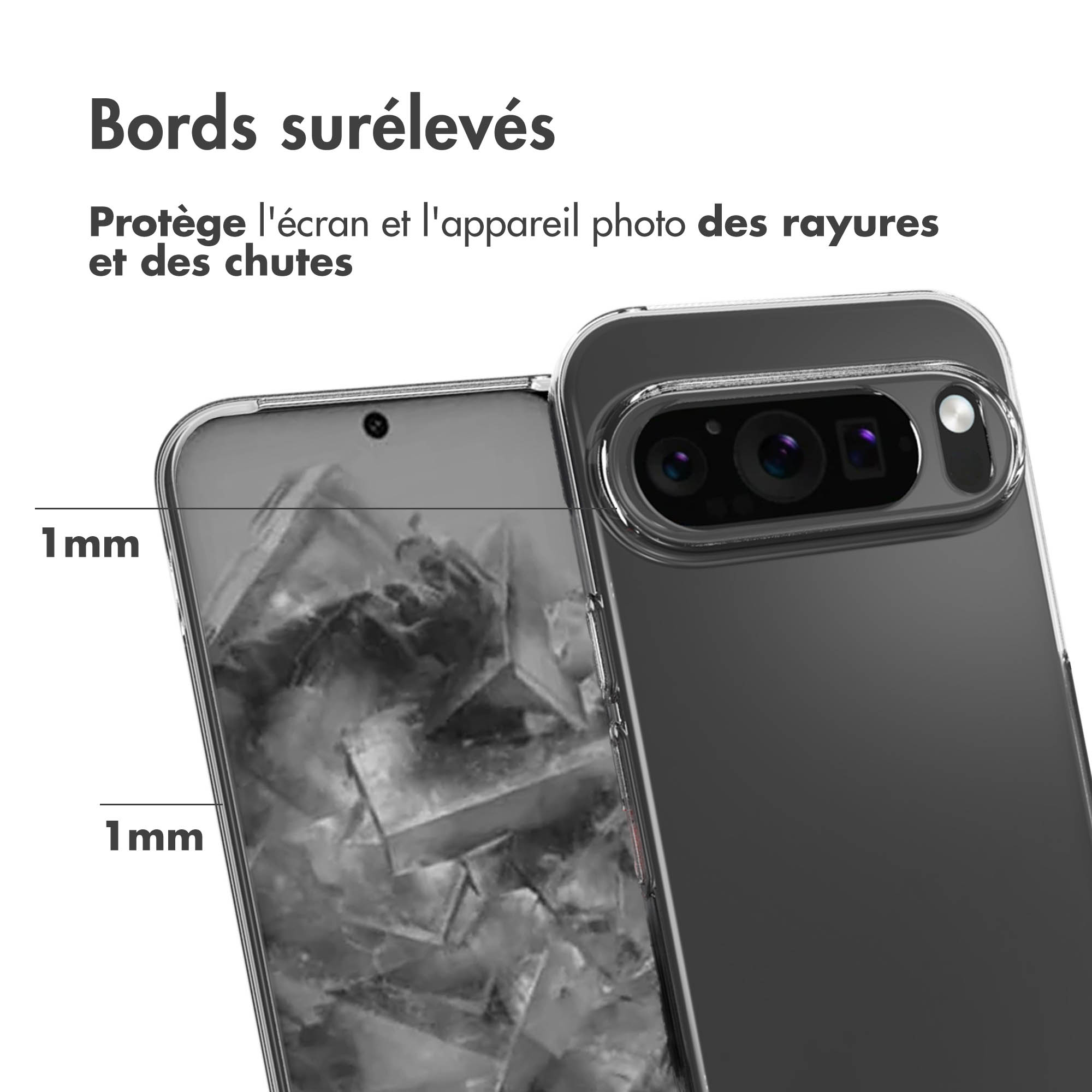 Accezz Clear Backcover Google Pixel 9 Pro XL - Transparant - Afbeelding 8