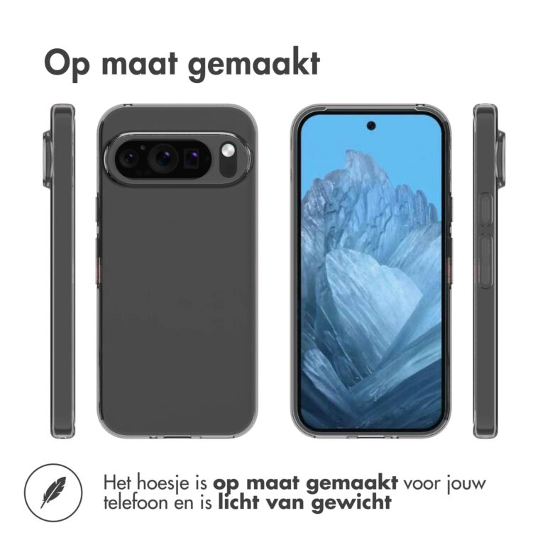 Accezz Clear Backcover Google Pixel 9 Pro XL - Transparant - Afbeelding 3