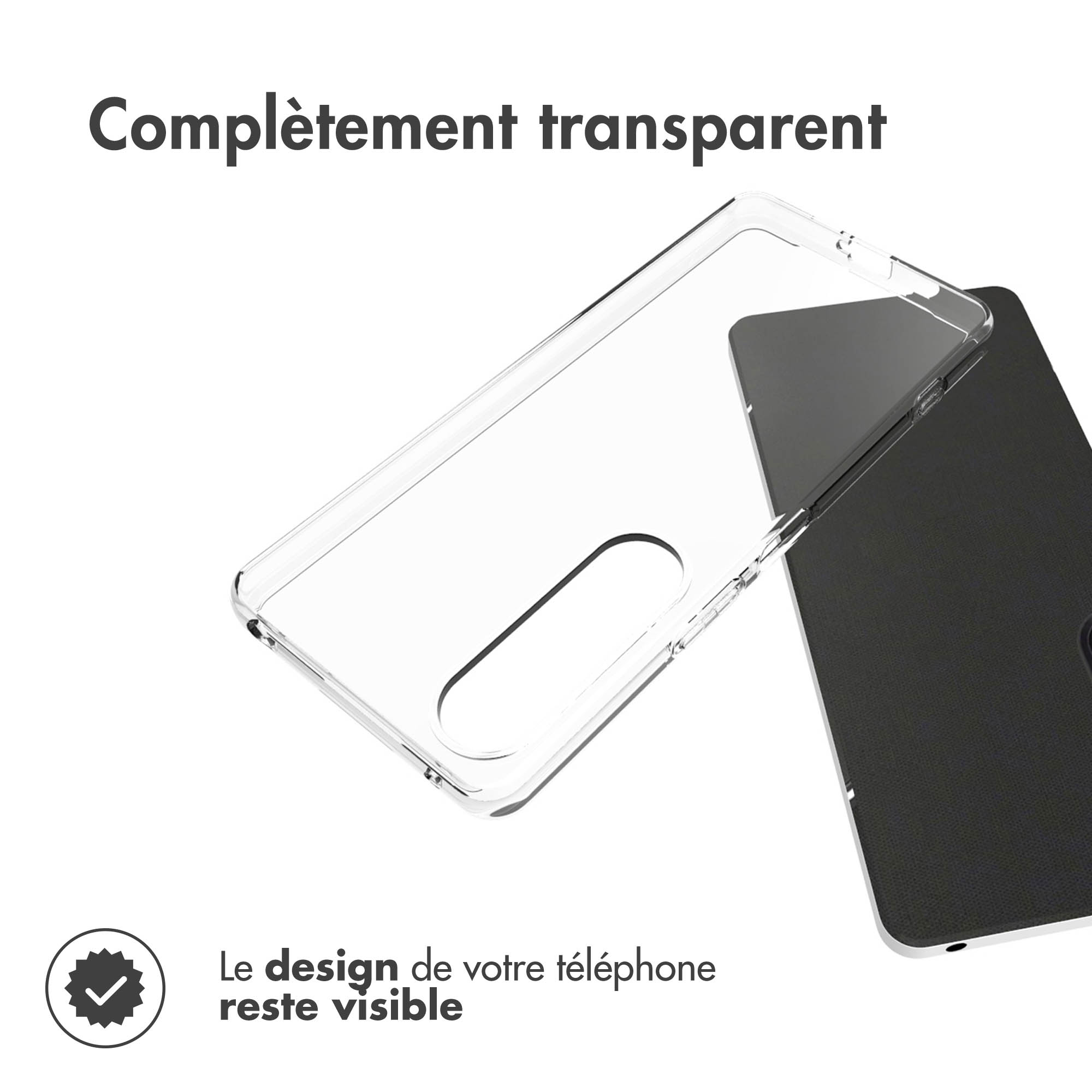 Accezz Clear Backcover Sony Xperia 1 VI - Transparant - Afbeelding 5