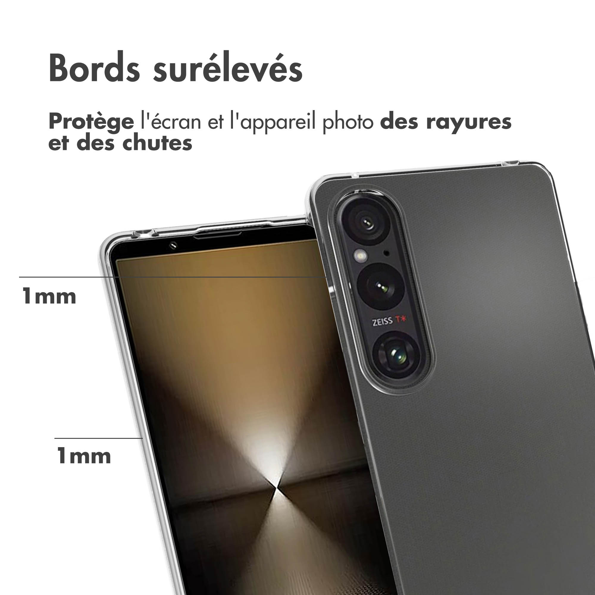 Accezz Clear Backcover Sony Xperia 1 VI - Transparant - Afbeelding 8