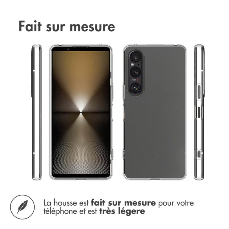 Accezz Clear Backcover Sony Xperia 1 VI - Transparant - Afbeelding 7