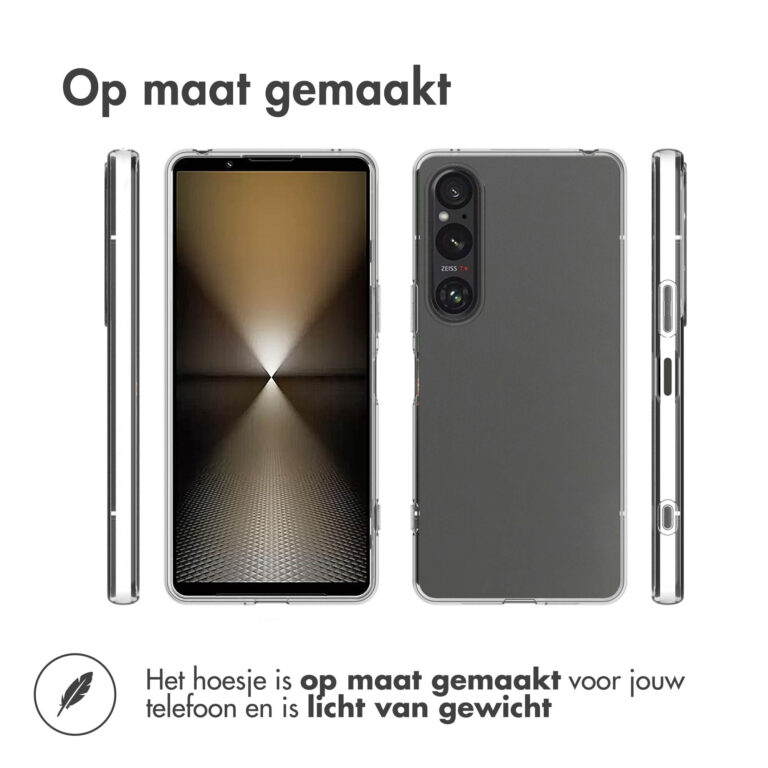 Accezz Clear Backcover Sony Xperia 1 VI - Transparant - Afbeelding 3