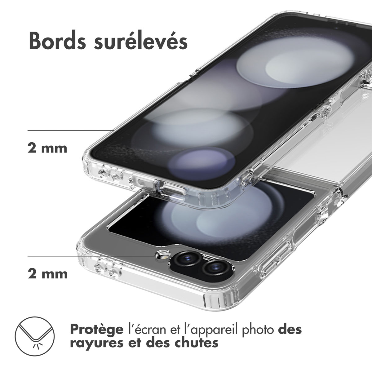 Accezz Xtreme Impact Backcover Samsung Galaxy Z Flip 6 - Transparant - Afbeelding 8