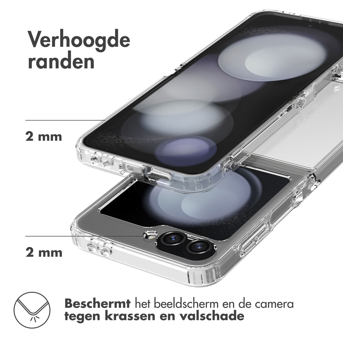 Accezz Xtreme Impact Backcover Samsung Galaxy Z Flip 6 - Transparant - Afbeelding 7