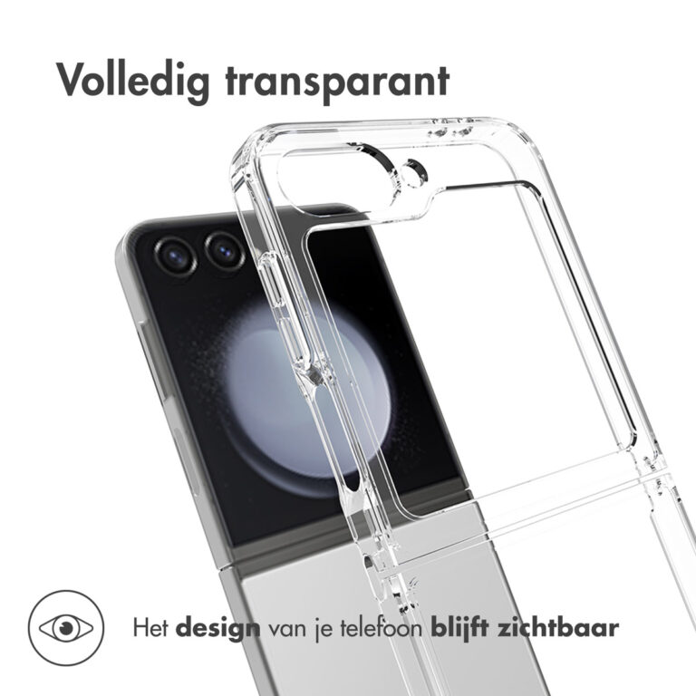 Accezz Xtreme Impact Backcover Samsung Galaxy Z Flip 6 - Transparant - Afbeelding 4