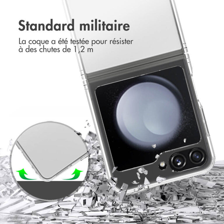Accezz Xtreme Impact Backcover Samsung Galaxy Z Flip 6 - Transparant - Afbeelding 7