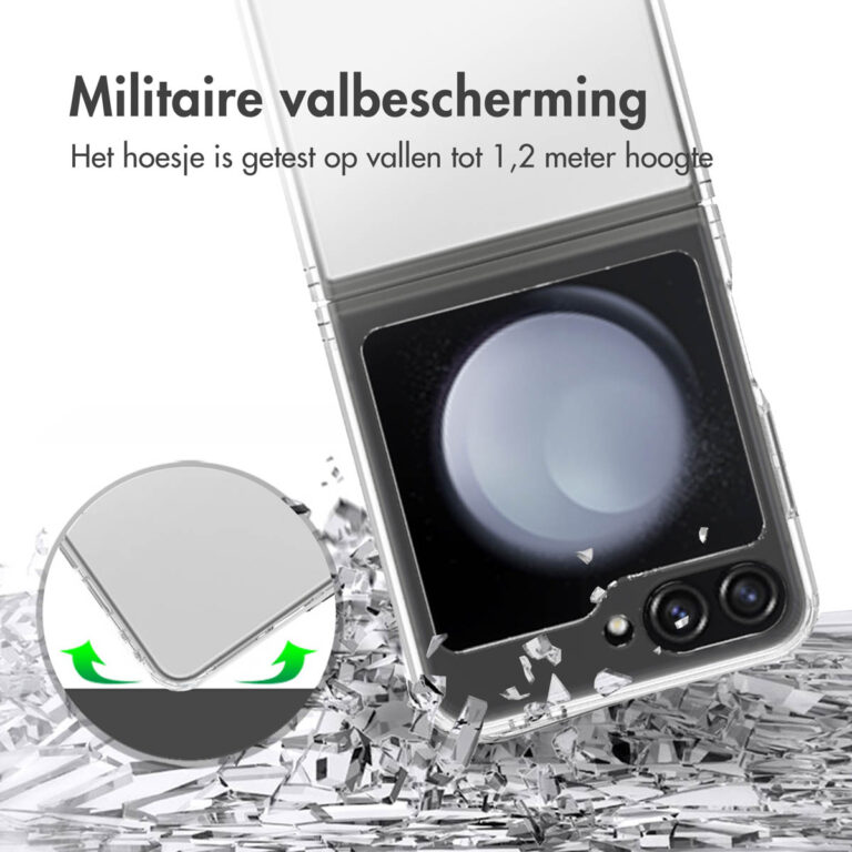 Accezz Xtreme Impact Backcover Samsung Galaxy Z Flip 6 - Transparant - Afbeelding 2
