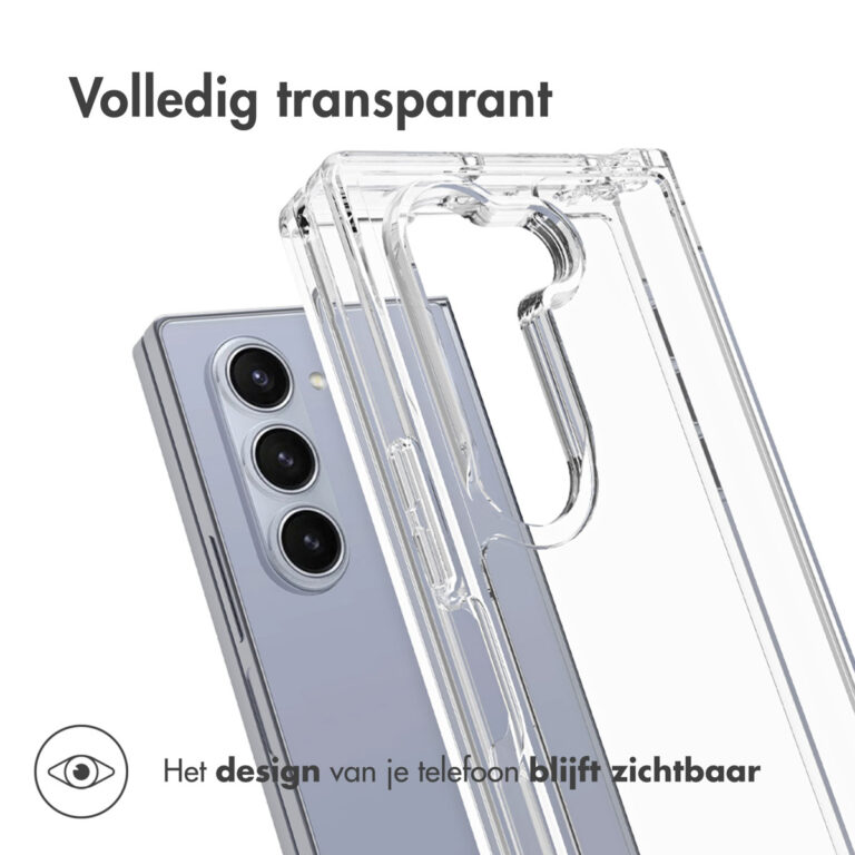 Accezz Xtreme Impact Backcover Samsung Galaxy Z Fold 6 - Transparant - Afbeelding 4