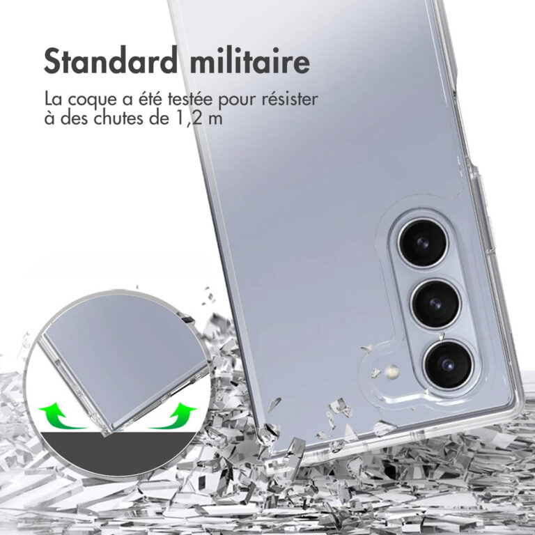 Accezz Xtreme Impact Backcover Samsung Galaxy Z Fold 6 - Transparant - Afbeelding 7