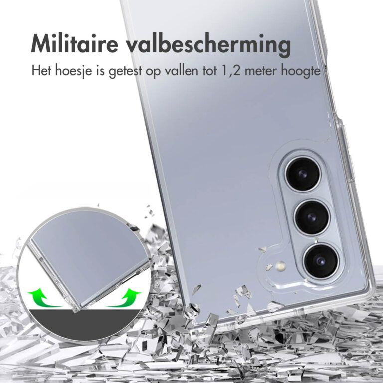 Accezz Xtreme Impact Backcover Samsung Galaxy Z Fold 6 - Transparant - Afbeelding 2
