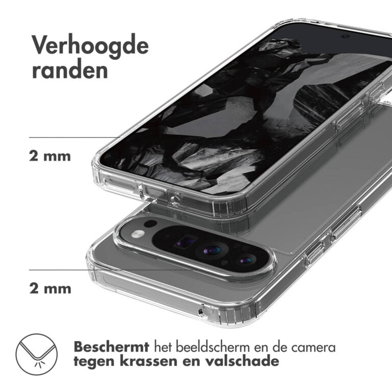 Accezz Xtreme Impact Backcover Google Pixel 9 Pro XL - Transparant - Afbeelding 5
