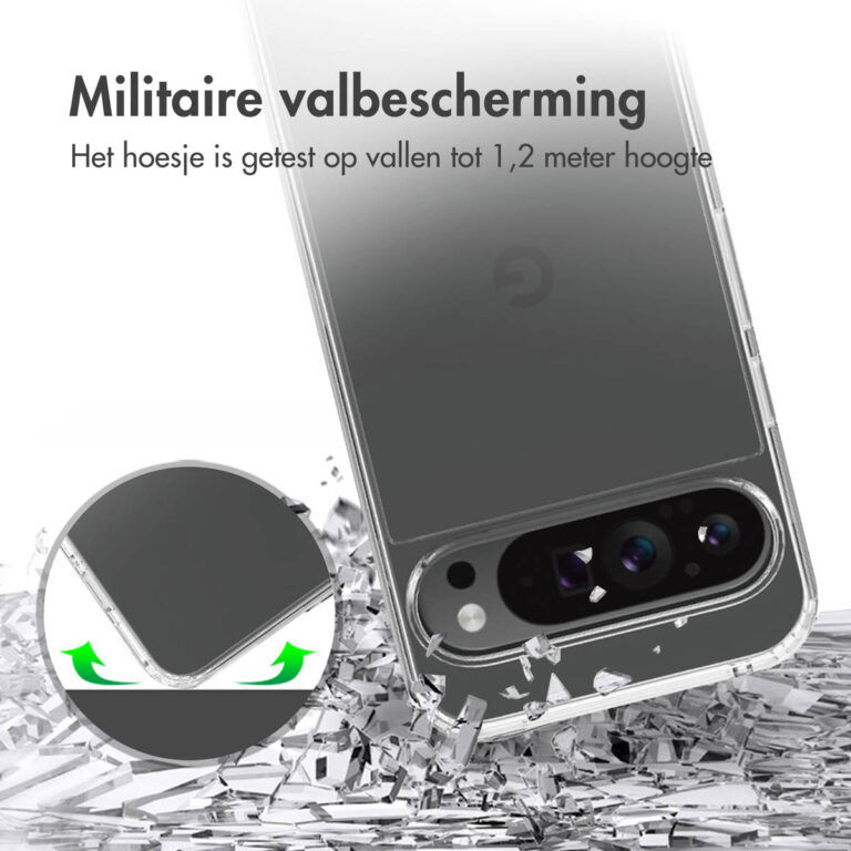 Accezz Xtreme Impact Backcover Google Pixel 9 Pro XL - Transparant - Afbeelding 3