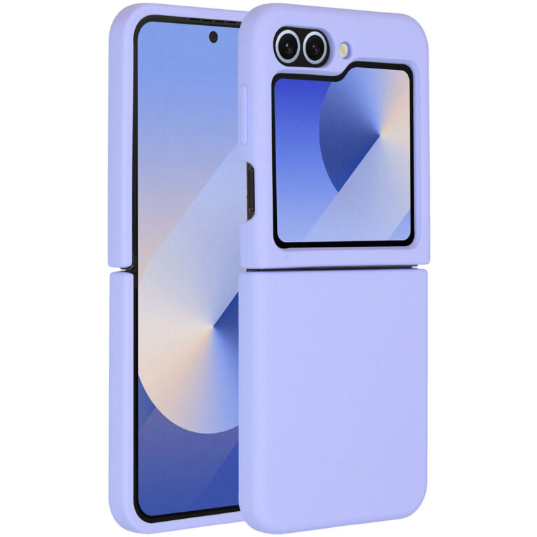 Accezz Liquid Silicone Backcover Samsung Galaxy Z Flip 6 - Paars - Afbeelding 10