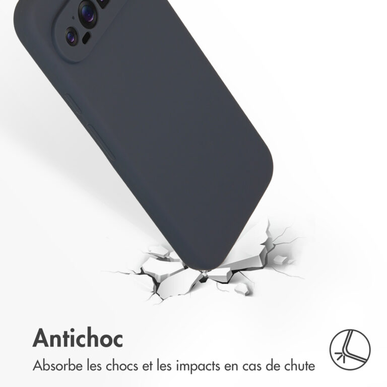 Accezz Liquid Silicone Backcover Google Pixel 9 Pro XL - Donkerblauw - Afbeelding 6