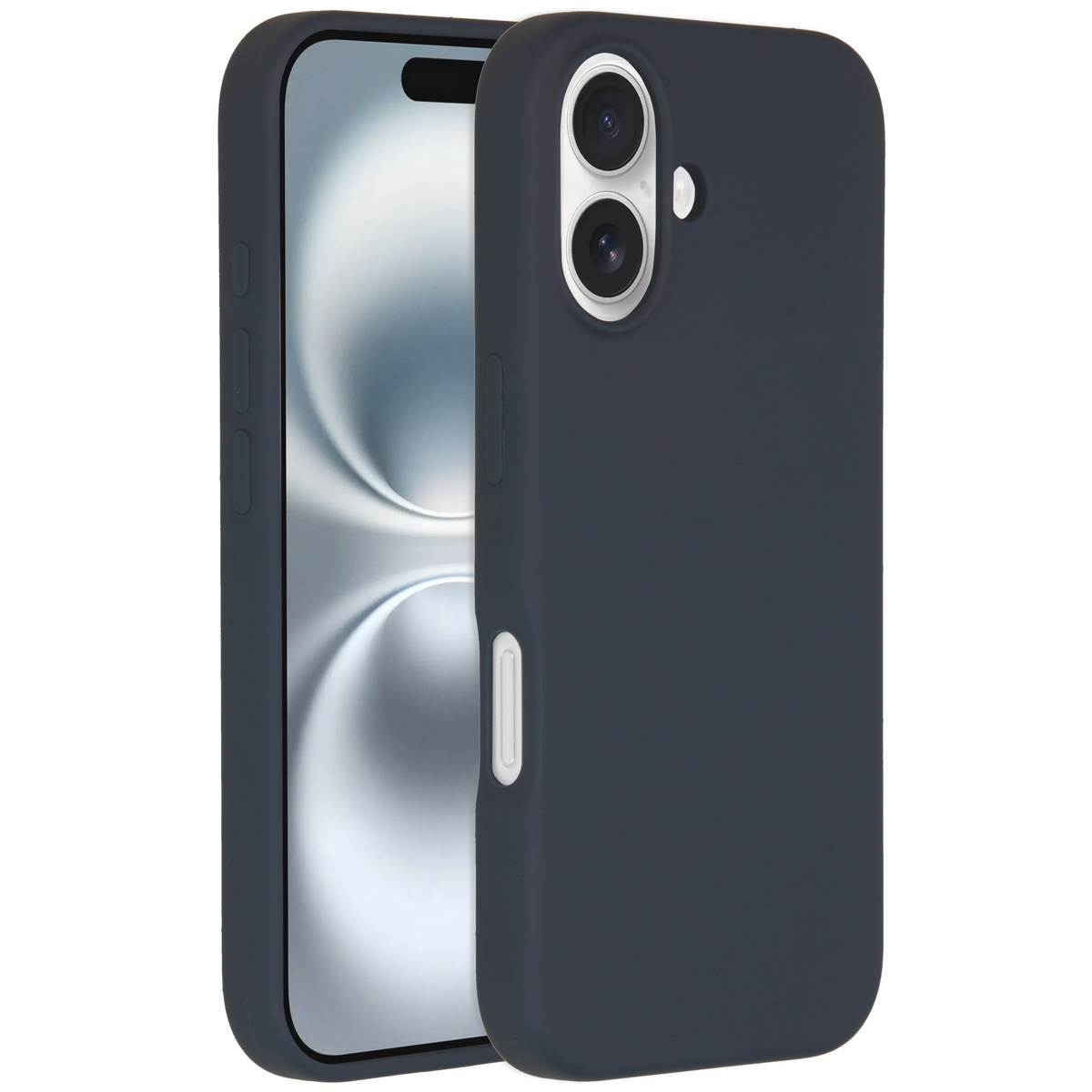 Accezz Liquid Silicone Backcover met MagSafe Apple iPhone 16 - Donkerblauw - Afbeelding 7