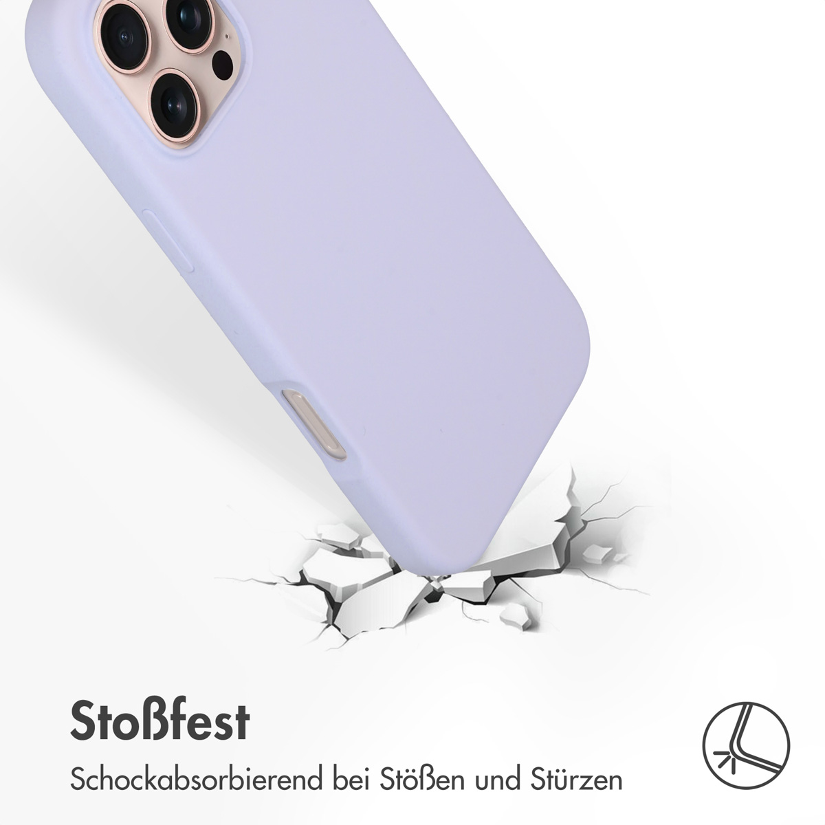 Accezz Liquid Silicone Backcover met MagSafe Apple iPhone 16 Pro Max - Paars - Afbeelding 9