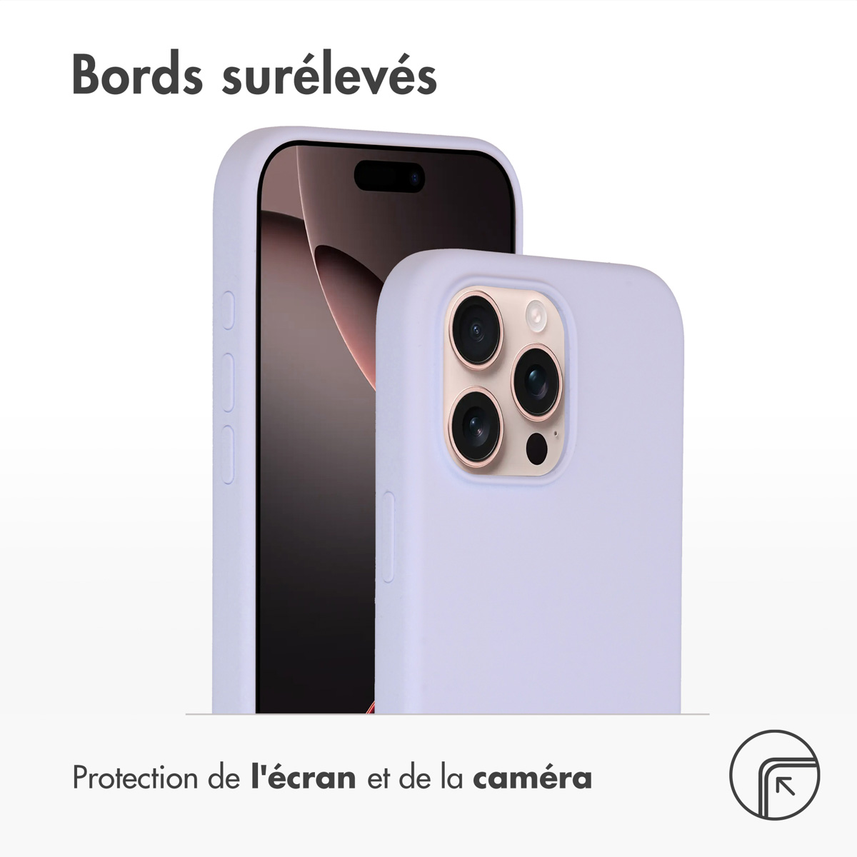 Accezz Liquid Silicone Backcover met MagSafe Apple iPhone 16 Pro Max - Paars - Afbeelding 5