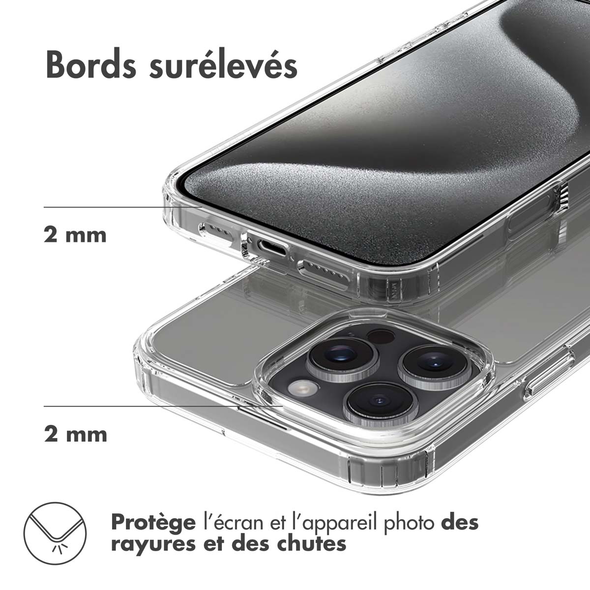 Accezz Xtreme Impact Backcover Apple iPhone 16 Pro Max - Transparant - Afbeelding 10